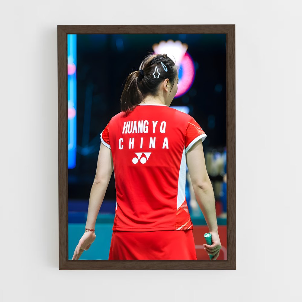 Poster Match en Cours – affiche Badminton (vue 5)